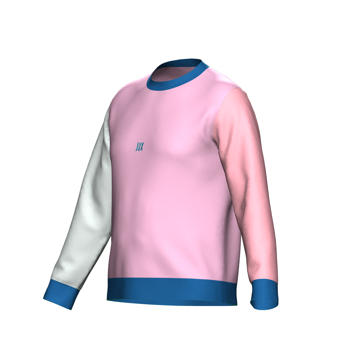 Unisex Jacquard Crewneck Knitted Sweater Classic Fit - JUX