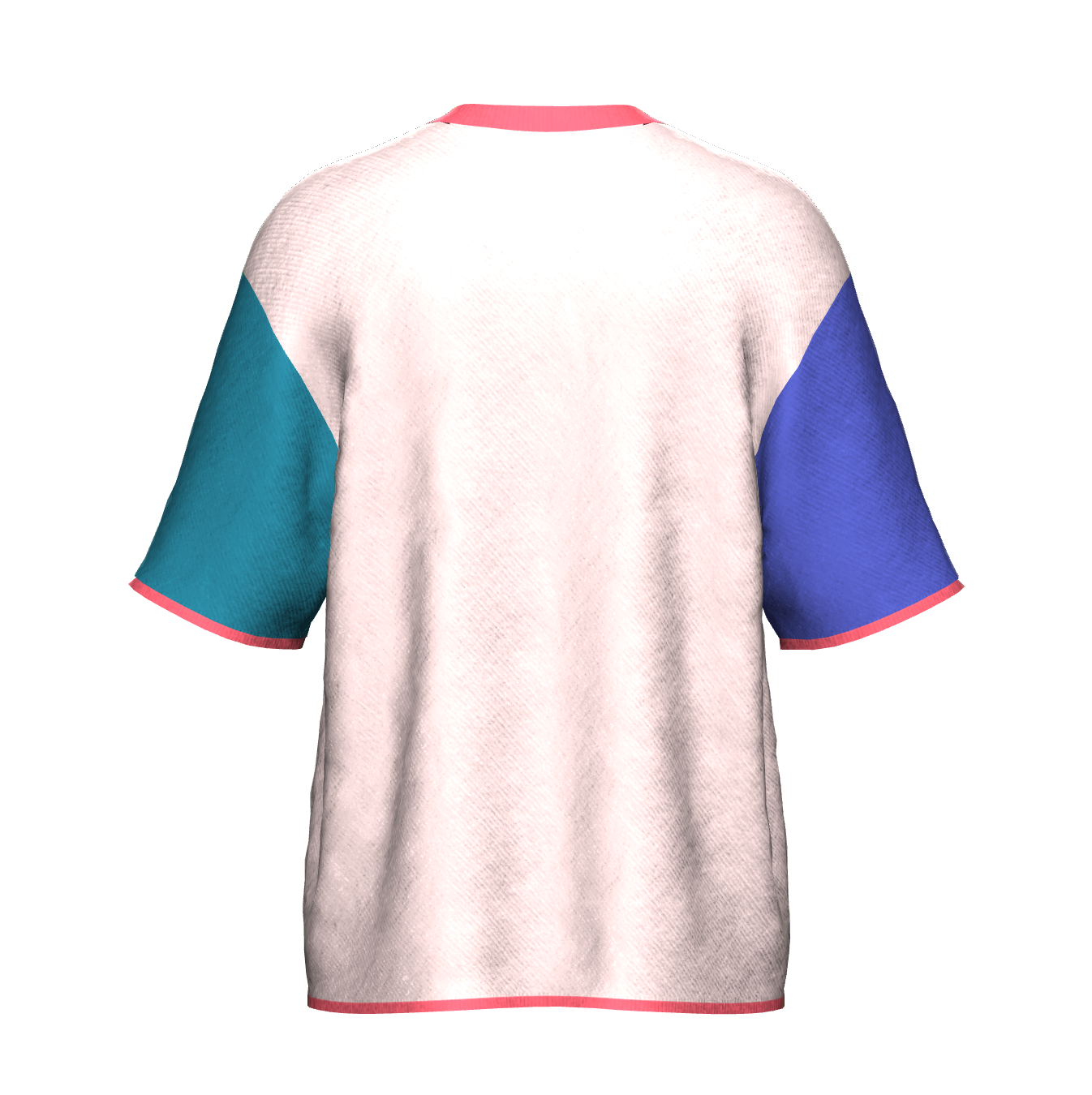Unisex Jacquard Crewneck Short Sleeve Knitted Sweater - JUX