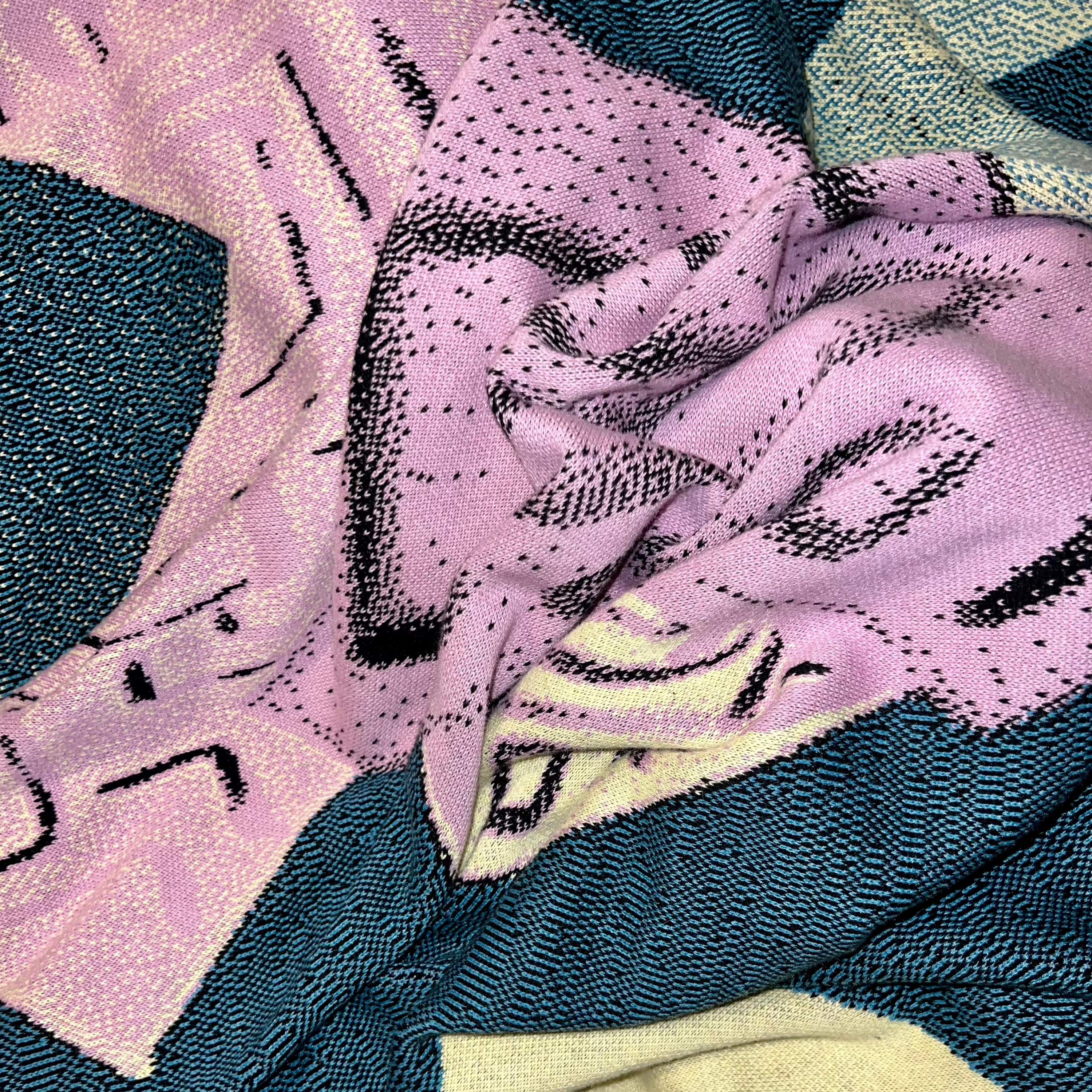 Jacquard Knitted Blanket - JUX