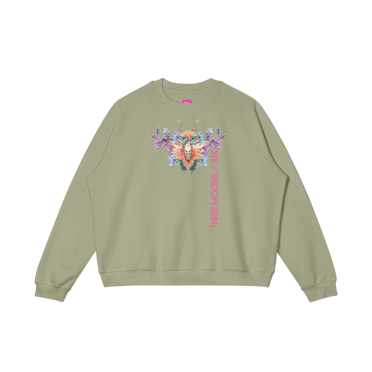 Unisex Embroidered Heavyweight Fleece-lined Sweatshirt