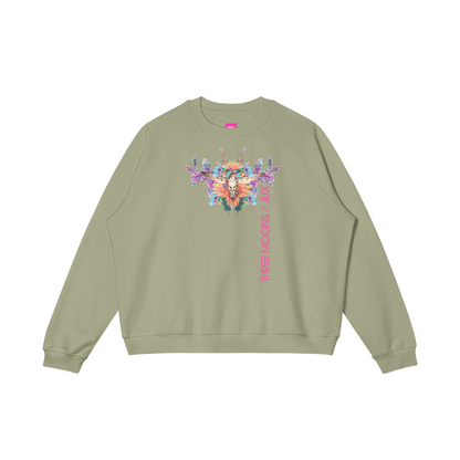 Unisex Embroidered Heavyweight Fleece-lined Sweatshirt