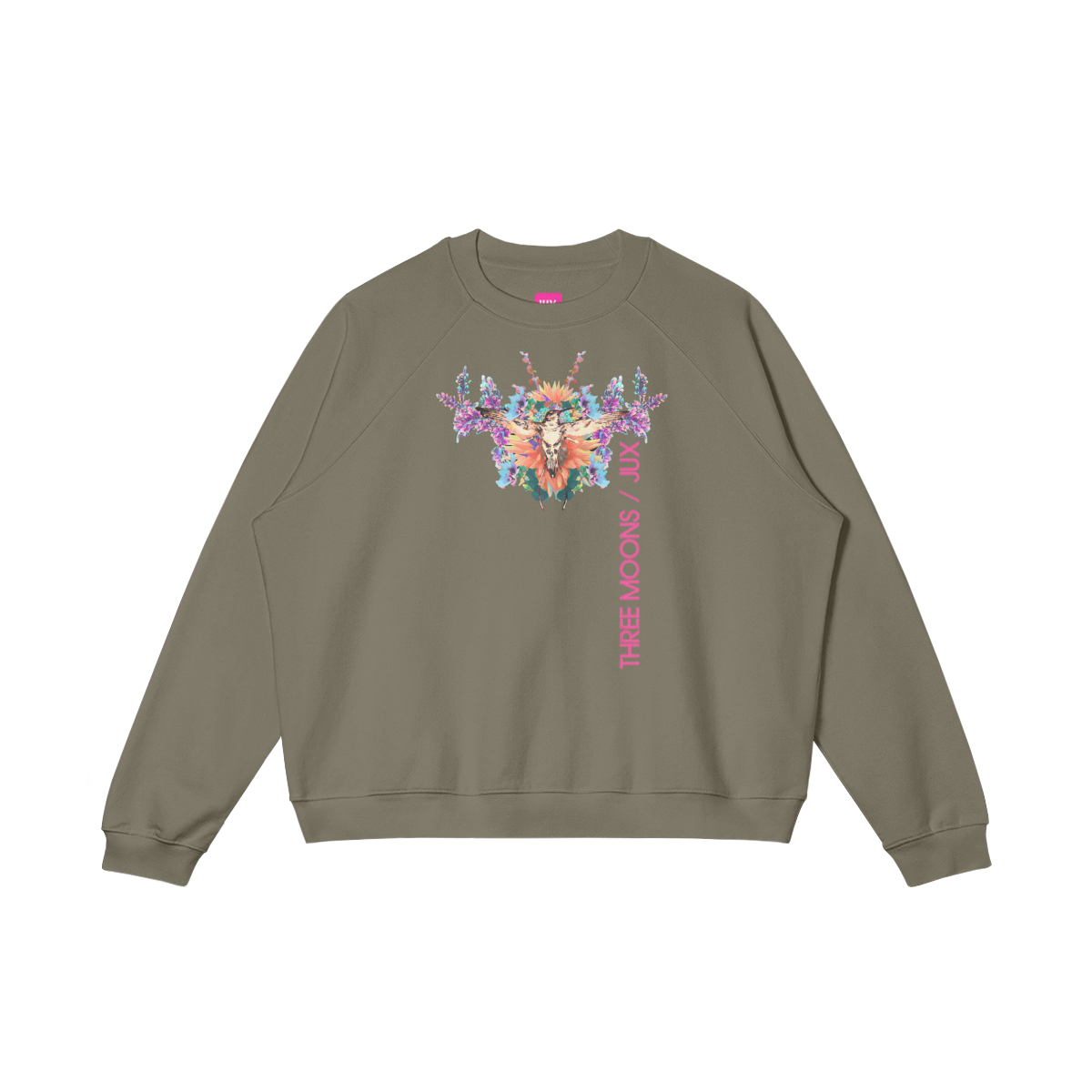 Unisex Embroidered Heavyweight Fleece-lined Sweatshirt