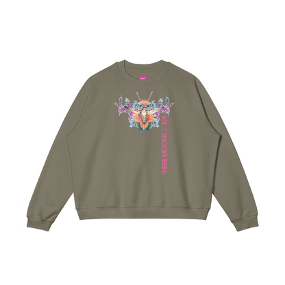 Unisex Embroidered Heavyweight Fleece-lined Sweatshirt