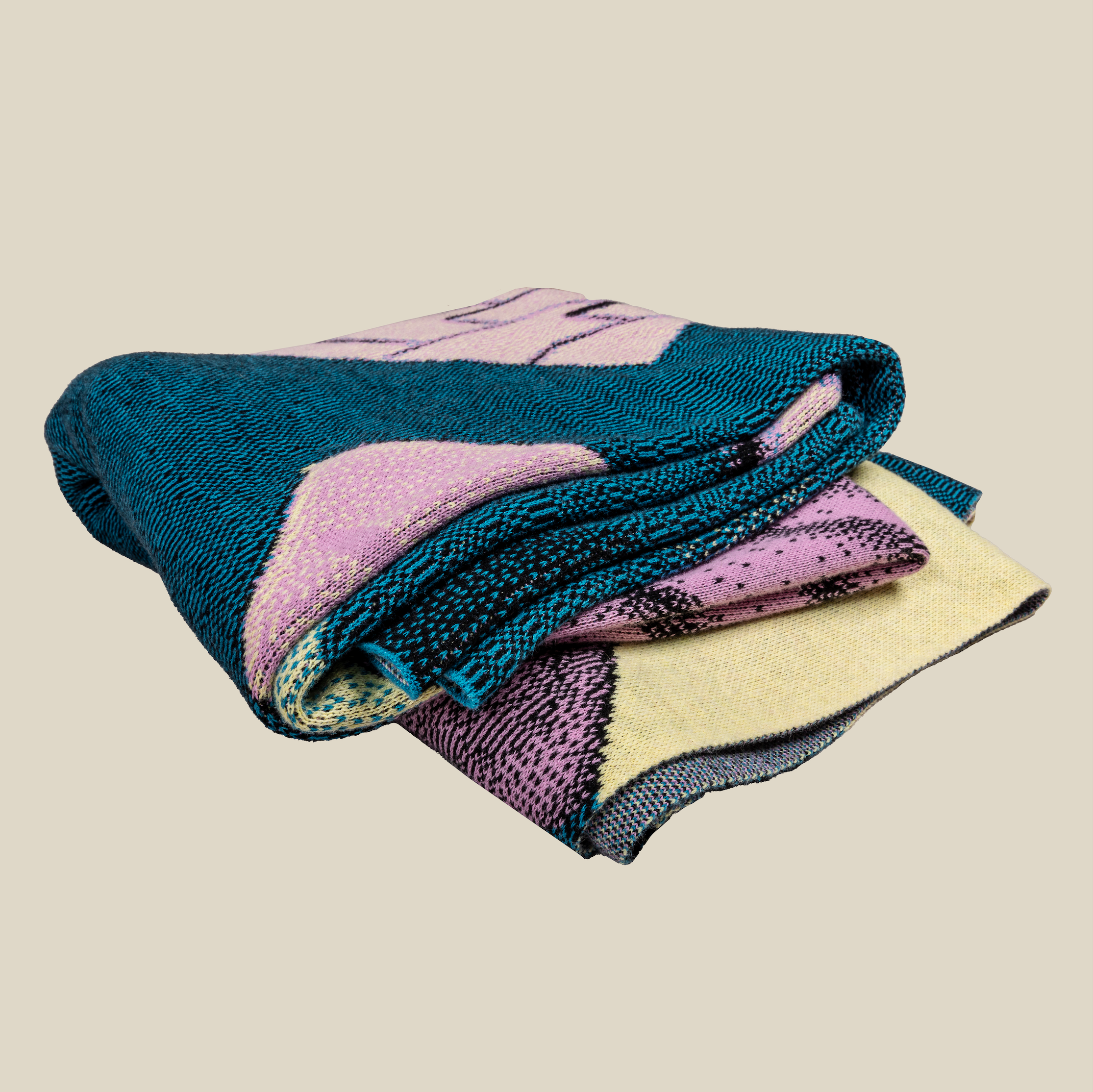 Jacquard Knitted Blanket - JUX