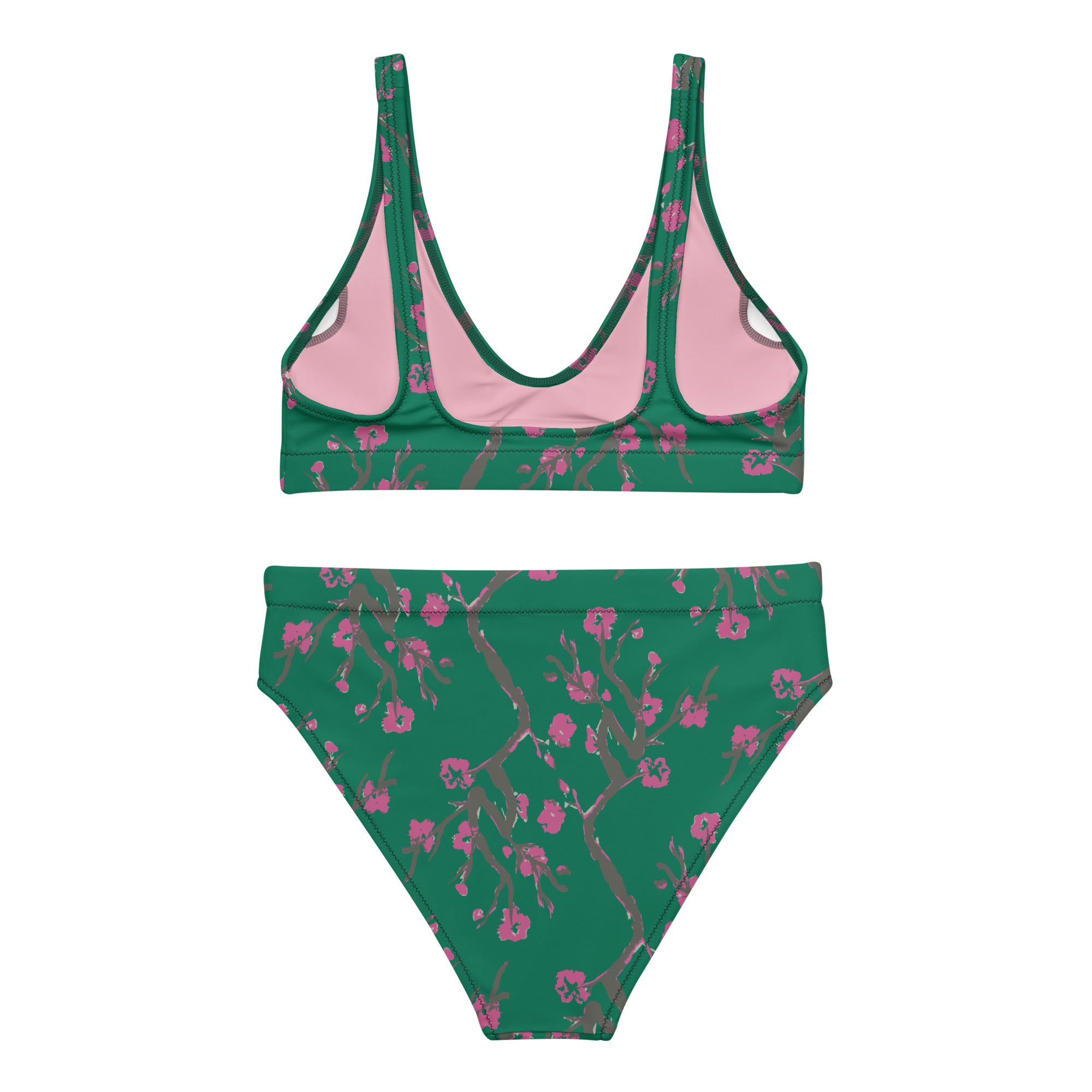 Feminine Cut Recycled High-Waisted Bikini - JUX
