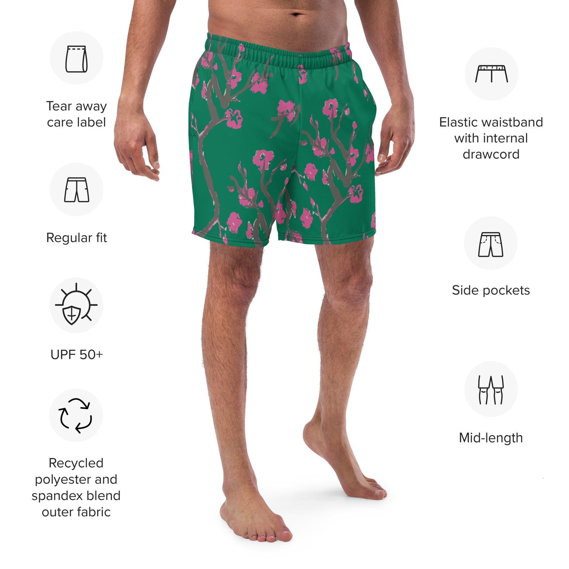 Masculine Cut Recycled Swimwear - JUX