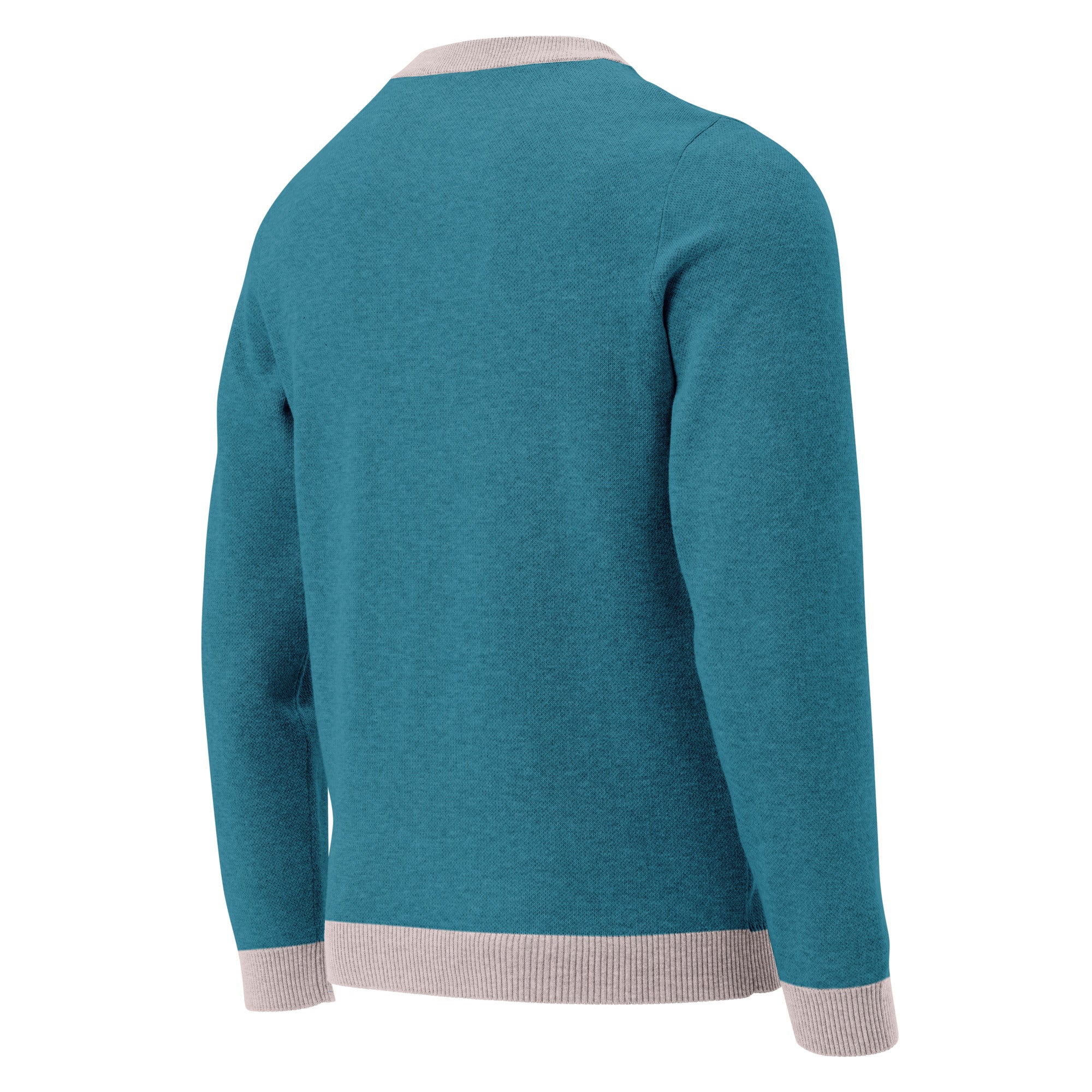Unisex Jacquard Crewneck Knitted Sweater Classic Fit - Certified Bottom - JUX
