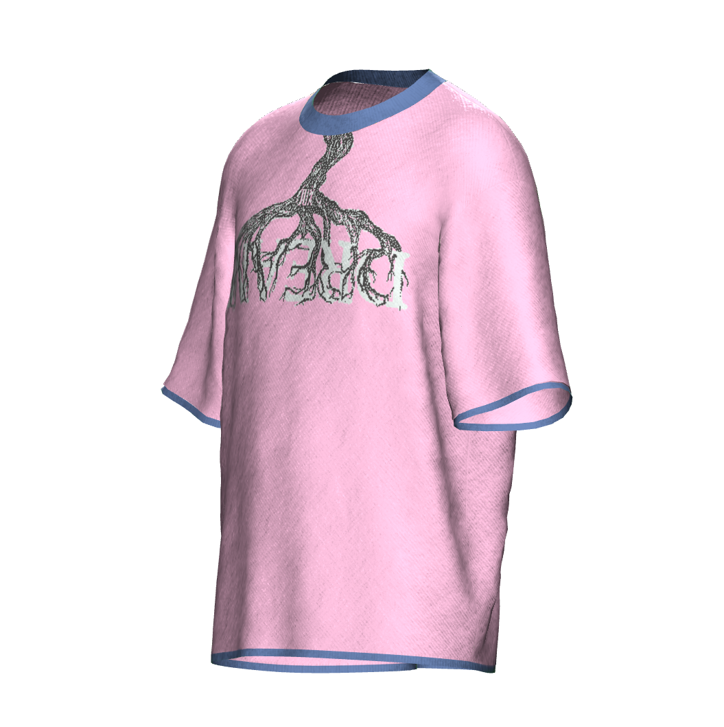 Unisex Jacquard Crewneck Short Sleeve Knitted Sweater - JUX