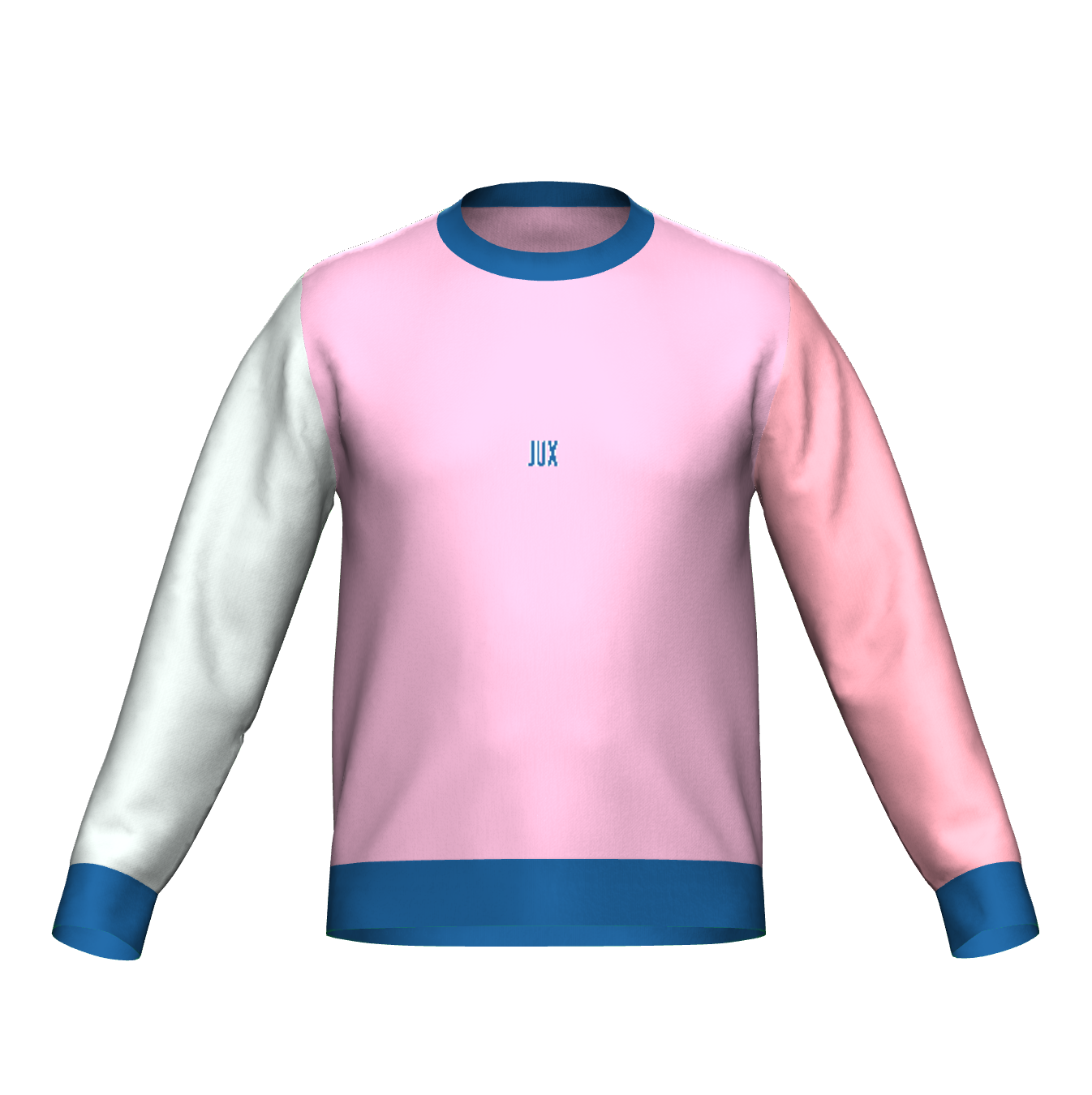 Unisex Jacquard Crewneck Knitted Sweater Classic Fit - JUX