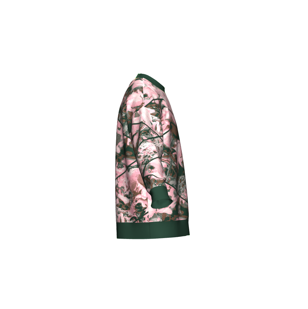 Unisex Jacquard Crewneck Knitted Sweater Relaxed Fit - JUX