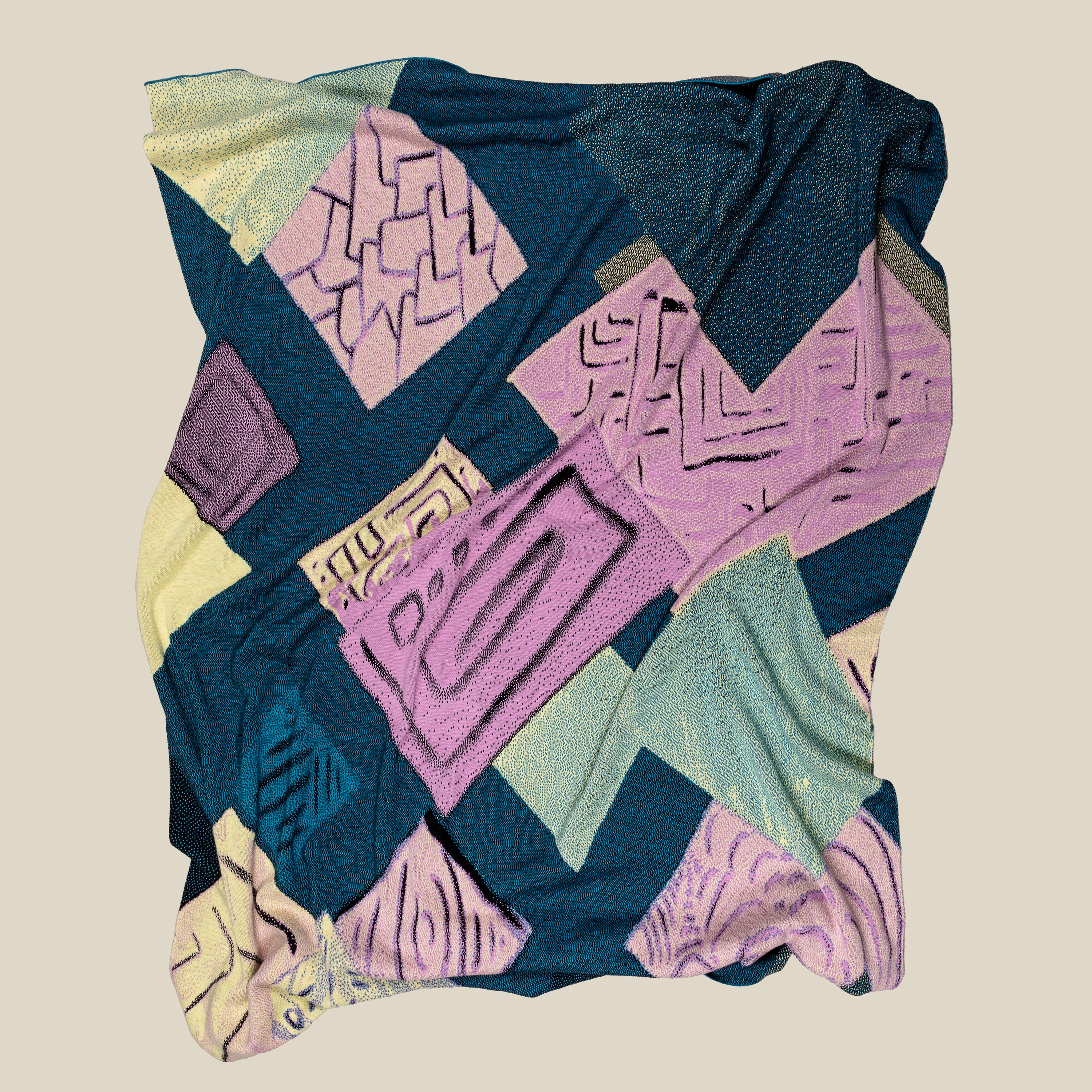 Jacquard Knitted Blanket - JUX