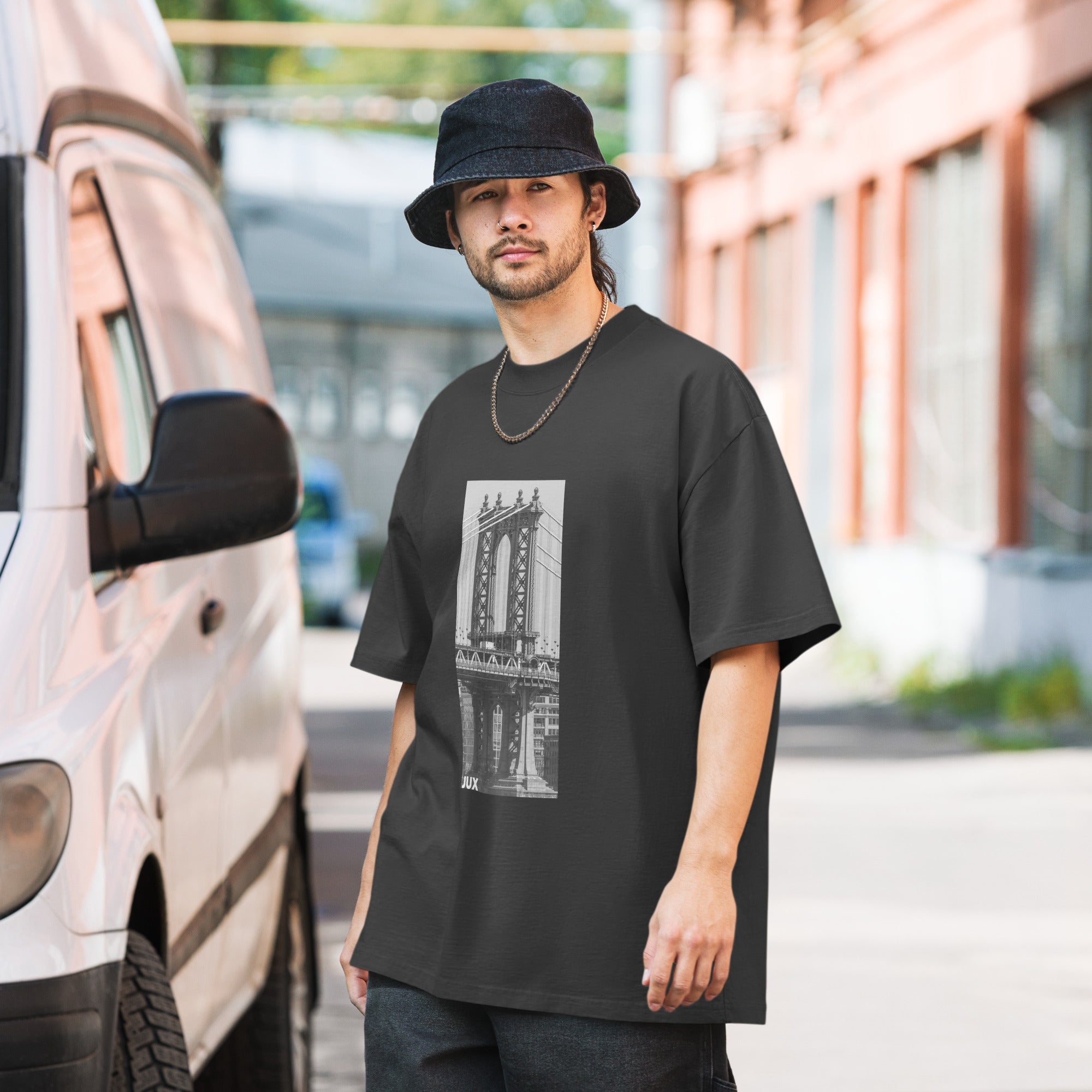 Unisex Oversized Faded T-Shirt - JUX