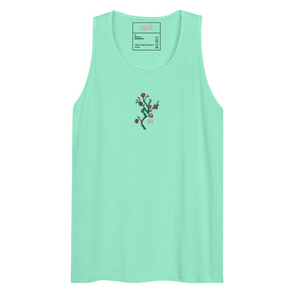 Masculine Cut Embroidered Premium Tank Top - JUX