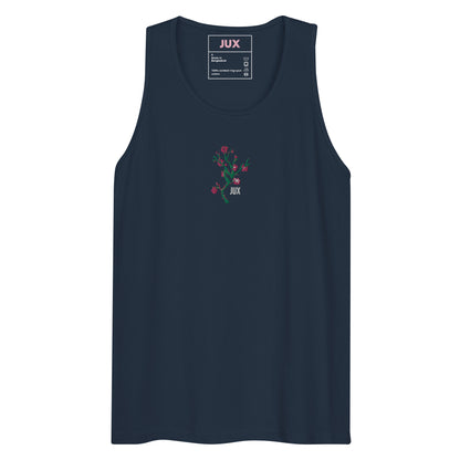 Masculine Cut Embroidered Premium Tank Top - JUX