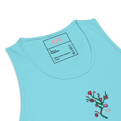 Masculine Cut Embroidered Premium Tank Top - JUX