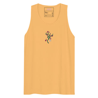 Masculine Cut Embroidered Premium Tank Top - JUX