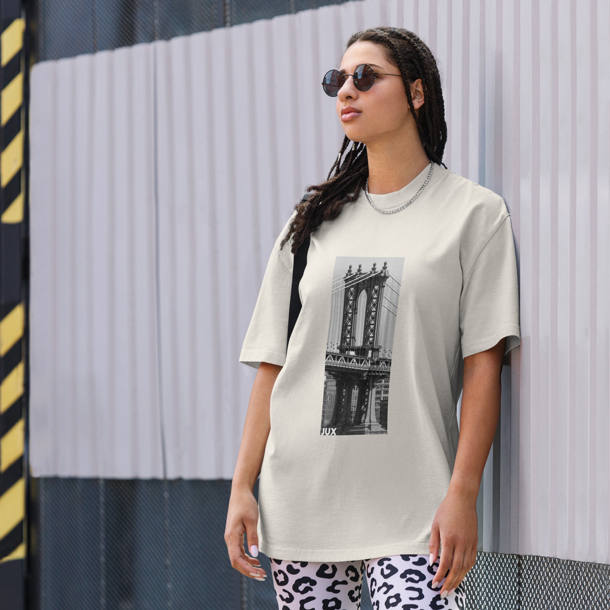 Unisex Oversized Faded T-Shirt - JUX