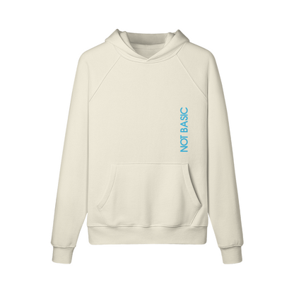 Unisex Embroidered Fleece-lined Hoodie - NOT BASIC