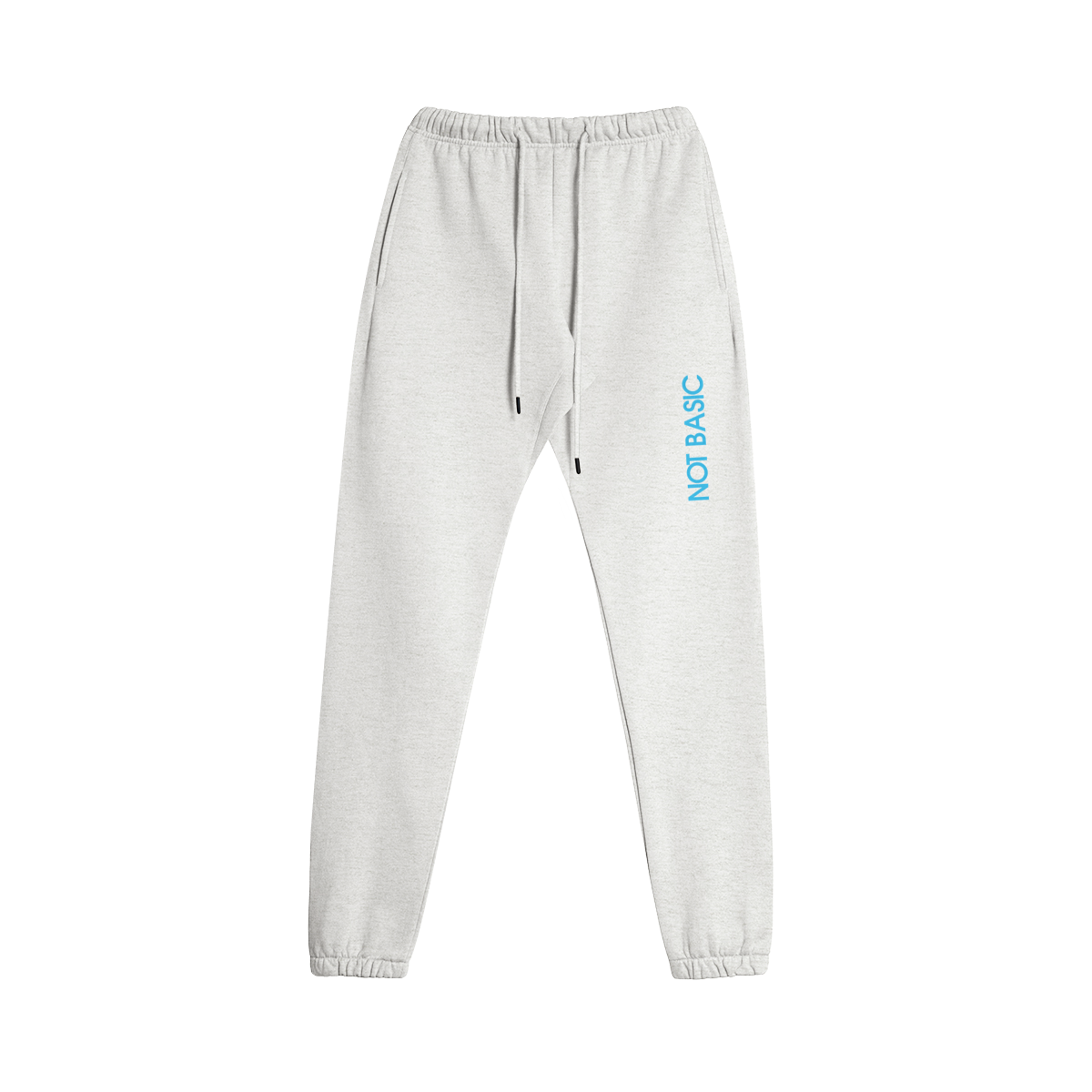 Unisex Embroidered Heavyweight Fleece Lined Sweatpants - NOT BASIC - JUX
