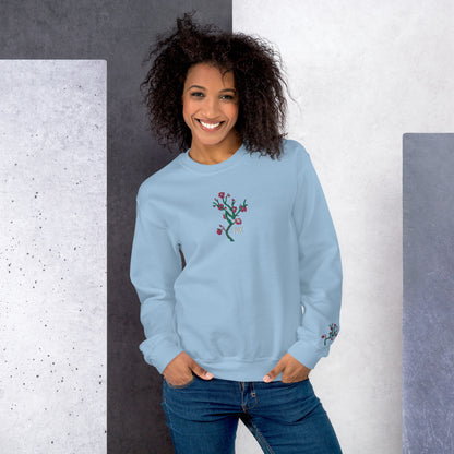 Unisex Embroidered Sweatshirt - JUX