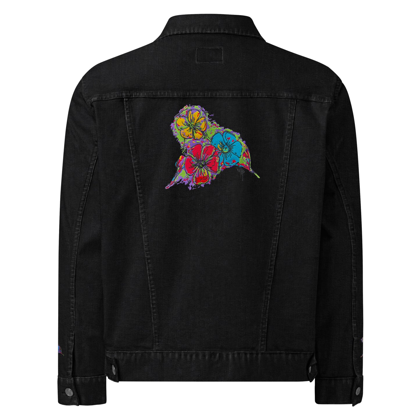 Unisex Embroidered Denim Jacket - JUX