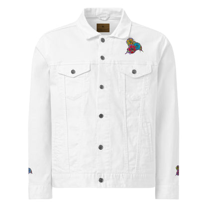 Unisex Embroidered Denim Jacket - JUX